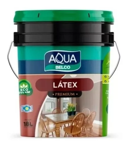 AQUA PLUS Belco 18 L. Color Blanco y sistema tintométrico
